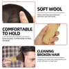 Soft Nylon Barber Brush Custom Logo Salon Neck Cleaner Wooden Handle Custom Neck Duster