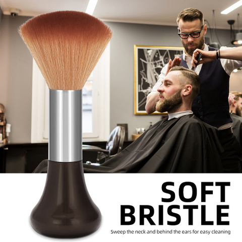 Neck Duster Ergonomic Soft Bristle Shaving Brush for Comfortable and Smooth Shaving Neck Duster Brush