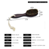 Hair Dressing Wooden Beard Brush with Handle for Men Boar Bristle Beard Brush