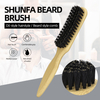 Durable Men Beard Brush Hair Mustache Shaving Facial Hairstyle Multipurpose Hair Beard Brush for Men