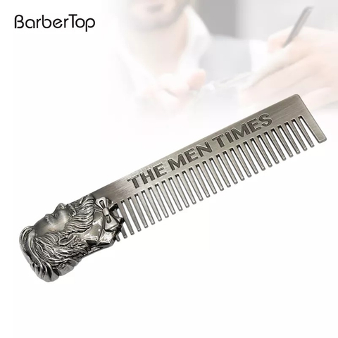 Men's Beard Stainless Steel Comb