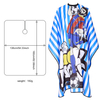 Waterproof Hair Cutting Polyester Fabric Hairdresser Cape Custom Logo Salon Capes for Barbershop
