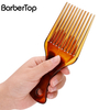 Men's Oil Head Comb Wide Tooth Salon Hair Styling Oil Comb with Plastic Handle