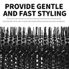 Salon Profession Aluminum Comb Round Hair Brush Hairdressing Styling Hair Curling Comb