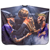 New Design Manufacturer High Quality Beauty Salon Polyester Fiber Custom Barber Capes