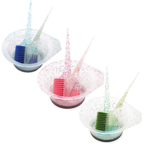 OEM Bulk 3Pcs Hair Dye Color Brush Bowl Set
