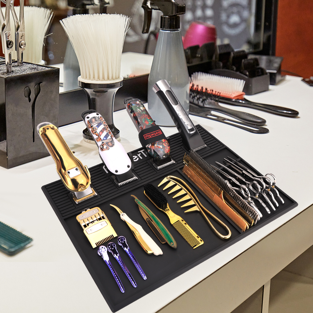 Barber Matt Organizer Station