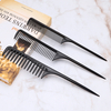 3 PCS Orange Straight Hair Combs Salon Styling Comb Barber Hair Cutting Combs Set