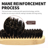 High Quality Soft Bristles Hair Beard Brush Men Round Beard Brush Wooden Handle Shaving Brush
