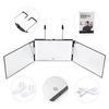 New Adjustable 3 Way Mirror Trifold Mirror Self Hairdressing Mirror Three-fold Mirror Hair Cutting And Styling DIY Haircut Tool