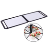 Foldable Double Sided Salon Barber Hand Mirror with Comfy Grip Twin Handles