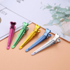 50pcs Colorful Single Prong Alligator Hair Clips Aluminum Metal Flat Hairpins Women Hair Styling Tools Hairdressing Barrettes