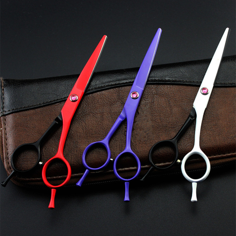 Professional Japan 440c 5.5 '' Two-tailed Hair Cutting Scissors Haircut Thinning Barber Haircutting Shears Hairdresser Scissors