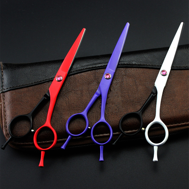 Professional Japan 440c 5.5 '' Two-tailed Hair Cutting Scissors Haircut Thinning Barber Haircutting Shears Hairdresser Scissors