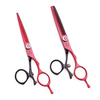 5.5 6.0 Hair Scissors Rotate Handle Professional Barber Scissors Hight Quality Hairdressing Scissors Cutting Thinning 440c
