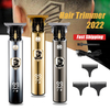  Men Beard Haircut Machine Metal USB Vintage T9 Electric Hair Clipper Professional Hair Cutting Machine Men's Shaver Trimmer Clippers