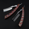 Wooden Trimmer Manual Shaver Professional Straight Edge Sharp Barber Razor Folding Shaving Knife Shave Beard Cut Gift