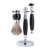 Hot Products Wet Shave Kit with Stainless Steel Razor And Shaving Brush Stand