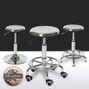 Multifunction Stainless Steel Lifted Chair Stable Rotated Bar Stool Laboratory Chair Factory Staff Seat Barber Cosmetology Chair