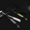 Men Shaving Barber Tools Gift Feather Razor Vintage Manual Change Blade Shaving Razor Retro Folding Knife Holder 