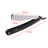 2 Colors Professional Manual Shaver Straight Edge Stainless Steel Sharp Barber Razor Shaving Beard Cutter with Blade Shaving