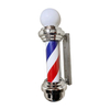 Barber Pole LED Light Rotating Hair Salon Shop Sign Light Waterproof Wall Mount Stripes with Ball for Party Hairdressing Outdoor