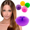 Silicone Scalp massage Comb Hair Washing Comb Shampoo Brush Portable Hair Clean Massage Brush Shower Comb random color hair Care