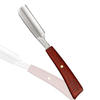 Retro Manual Straight Razor High Quality Wood Handle Feather Blade Shaving Knife Holder Men's Shaver Eyebrow Trimming Knife Gift