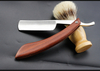 Stainless Steel Straight Razor Straight Edge Wooden Razors Pro Men Folding Shaving Knife Manual Beard Shaver Barber Shaver Tool