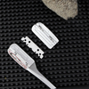 Wooden Trimmer Manual Shaver Professional Straight Edge Stainless Steel Sharp Barber Razor 