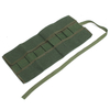 Green Roll Up Bag Garden Repair Tool Scissors Canvas Rolling Tool Bag Case Storage Bags