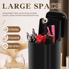 Beauty Hair Tools Brush Storage Box Dust-proof Desktop Storage Rack Barber Scissors Brush Bucket