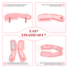 Salon New Arrival Hair Styling Tools Comb with Razor Blade Plastic Handle Razor Comb