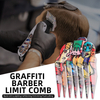 Salon Good Quality Hair Clipper Limit Comb Graffiti Hair Cutting Hair Guide Clipper Guard Comb