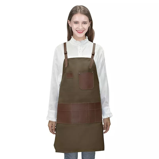 Fashion Salon Denim Durable Hair Cutting Apron