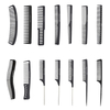 Custom Logo High Quality Black Straight Hair Combs
