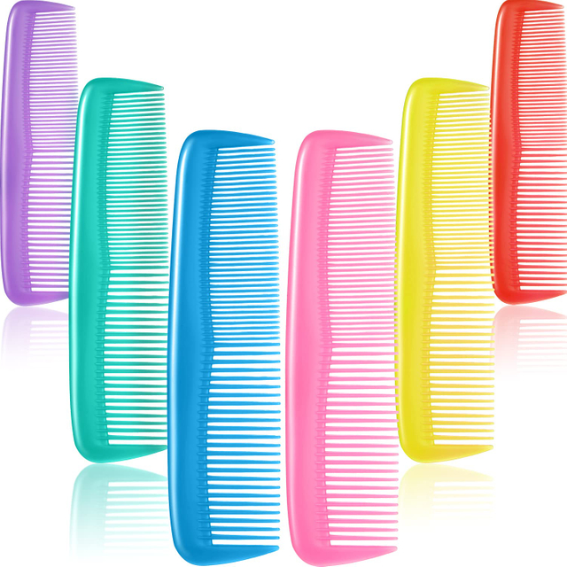 12 Pieces Colorful Hair Combs Set