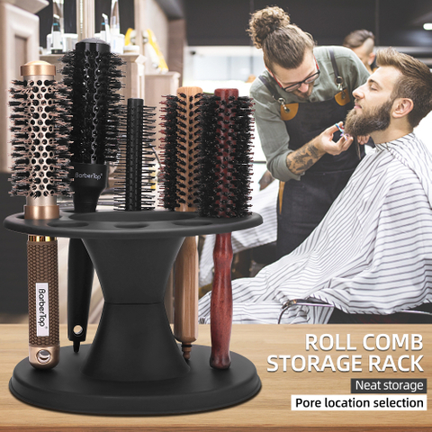 High Quality Hair Comb And Brush Holder Barber Tools Storage Rack Stand for Barbershop