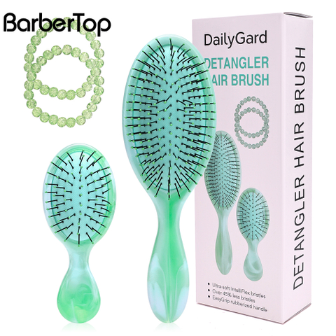 Customized Packaging Detangler Hair Brush Massage Hair Scalp Care Air Cushion Comb Sets