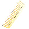 Newest Gold-plated Multi Color Hair Wide Tooth Comb