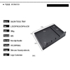 Serving Trays with Handle Premium Modern Plastic Food And Drink Tray for Salon Tools Storage