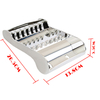 Scissors Storage Container Two-color Plating Hairdressing Tool Storage Box Scissor Display Organizer Rack Salon Tool