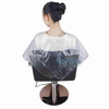 100 PE Waterproof Aprons Cut Iron Dye Hair Robe Barber Salon Disposable Hair Dressing Cape