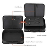 Salon Hairdressing Bag Barber Haircut Scissors Bag Multi-Function Storage Organizer Combs Hair Styling Accessories Case
