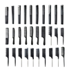 Custom Logo High Quality Black Straight Hair Comb Set
