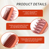 Long Handle Hair Comb Double-Sided Silicone Massage Comb with Large Teeth Gentle Detangling Scalp Massage Brush