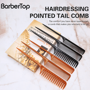 Salon Beauty High Quality colorful Straight Hair Combs Styling Comb 3 PCS Barber Hair Cutting Combs Sets