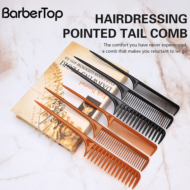 Salon Beauty High Quality colorful Straight Hair Combs Styling Comb 3 PCS Barber Hair Cutting Combs Sets