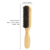 High Quality Soft Bristles Hair Beard Brush Men Round Beard Brush Wooden Handle Shaving Brush