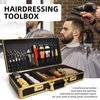 New High Quality Aluminum Luxurious Barber Case Hairdressing Suitcase For Barber Tools